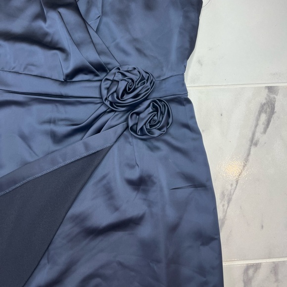 Maggy London silk  Navy blue dress - Picture 13 of 13